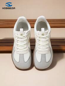 HOBIBEAR 1 Par de Tênis Esportivos Casuais, Sapatos Confortáveis para Caminhada, Estilo Nórdico para Adolescentes, Meninos, Meninas, Jovens, Ajuste Largo, Sola de Borracha Macia, Tênis de Treinamento Alemão, Adequado para Todas as Estações de Caminhada ao Ar Livre