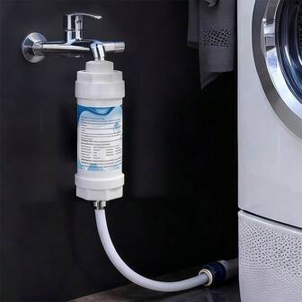 1 Set High Output Water Purifier Kit: Bathroom Shower Universal Faucet Filter - PP Cotton Filter Cartridge, Bathroom Accessories