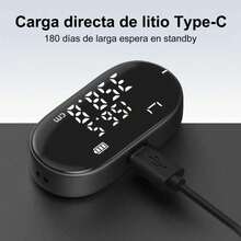 Regla Y Cinta Métrica Digital Electrónica Con Pantalla Lcd - Negro - Ver 3