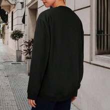 Mens Winter Clothes1pc Funny Sweatshirt Unisex Vintage 90s Style Chicago Football Sweatshirt, Game Day Sweatshirt, Chicago Team Football Sweatshirts, Sunday Chicago, Sport Sweatshirts, Chicago FootballLoose And Comfortablemen Winter Clothes Sudaderas Para Hombre - 黑色 - 查看 5