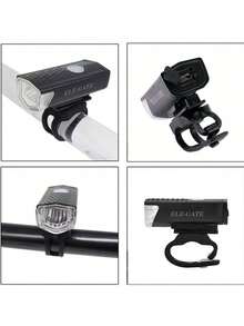 Luz Led Recargable para Bicicleta Impermeable Faro Luz para Bicicleta Luz de Emergencía - Negro - Ver 3