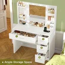 Vanities & Vanity Benches - Black - View 3