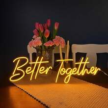 Custom Neon Signs,Personalized Large LED Neon Signs Customizable For Wedding Birthday Party Bedroom Bar Salon Beauty Night Light&Company Logo Or Business Signs, Light Up Name Sign, Name Neon Signs. - Size - View 5