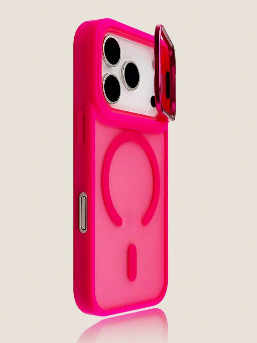 奢华半透明磨砂亚克力磁吸手机壳，兼容 17 Pro Max、Air、16、15、14、13、12、11 Pro Max Plus，支持磁吸无线充电，16 Pro 手机壳，触感舒适，金属镜头支架，防震保护套