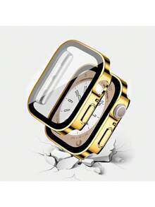 这款防水表壳兼容 40mm、41mm、42mm、44mm、45mm、46mm 和 49mm 的 表盘。采用防水、防震、防刮的硬质 PC 材料，配备钢化玻璃屏幕保护膜和防水垫圈设计。兼容 Ultra / Series 11 / 10 / 9 / 8 / 7 / 6 / 5 / 4 / SE。佩戴舒适，触感灵敏。男女皆宜的运动休闲风格表壳。 - 金色 - 查看 5