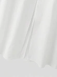 INCERUN Fashion Mens Stand Collar Long Sleeve High Low Shackets Blazer Cardigans Casual Party Long Coat - 白色 - 查看 8