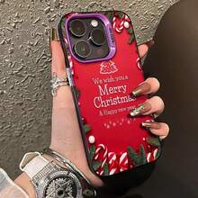 Creative Christmas Phone Case Covercompatible With  17 16 11 12 14 15 13 Pro Max XS X XR 7 8 Plus 16E 17 Air Shockproof Laser Bumper Cover.Covercompatible With  17 Case,  17 Pro Case,  17 Pro Max Case - Black - View 10