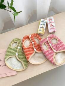 Pet Clothes Dog Cold Weather Coats - Soft Versatile Striped Vest, Dog Fleece Jacket Dog Coat For Small Medium Dogs And Cats, Cat Clothes