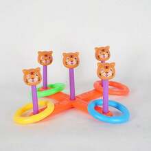 Colorful Multi-Layer Plastic Stacking Music Equipment: Mainly Featuring Lively Rainbow Colors, With Duck And Animal Head Details, It Can Achieve Basic Interactive Stacking Cup With Loop Stacking Gameplay, Suitable For Daily Basic Interactive Scenes