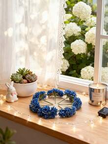 1/200PCS (6 Heads) Artificial Flower Carnations Fake Plants, Flower Bouquet For Diy Wreath Material Candy Box Accessories Spring Decorations For Home, Home Decor, Wedding Decorations, Bride Wrist Flower Chest Flower Headflower Material Gift New Year Decoration Birthday Party - Royal Blue - View 7