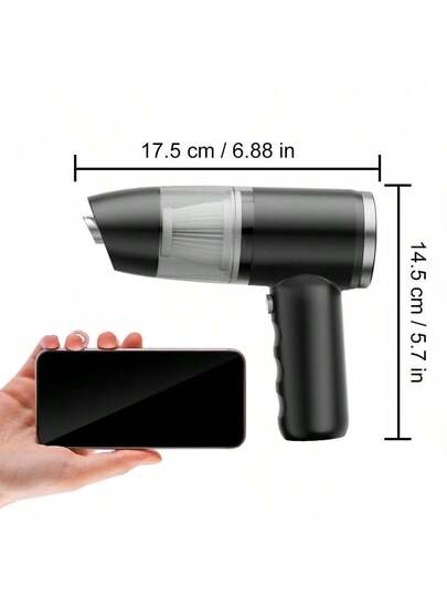 SOKANY Portable Wireless Stofzuiger Cleaner 3000PA High Power Mini Cleaner, In Compressor Blower Pump held Brushless Motor, USB Rechargeable (2000mAh) Large Capacity Lithium Battery, Cars, Homes, Offices, Camping, Computer Keyboard Notebook Cleaning Tools view 11