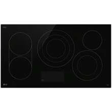 LG CBEW3617BE 36 Inch Black 5 Burner Electric Smoothtop Cooktop - Black - View 2