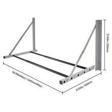Wall Mounted Folding Tire Rack, 32" - 48" Adjustable Tire Rack, Q235 Heavy-Duty Steel Tire Storage Rack For R14-R20 Inch Standard Tires, Max 300lbs Load Capacity For Garage Workshop Repair Shop - 32-48 Inches - View 10