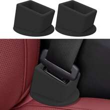 1/3 件汽车安全带扣固定器，硅胶便捷式汽车安全带增压器，汽车安全带固定器配件，可使扣环直立定位，适用于大多数汽车 - 固定扣 - 查看 5