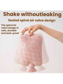 1000ml PVC内衬暖水杯，可爱毛绒动物图案，便携式月经加热袋，可拆卸手脚，快速加热，持久保温 - 彩色 - 查看 3