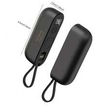 SULVGO 6000mAh磁吸式充电暖手宝2件装，电热垫，3档温度调节，便携式加热器，超薄口袋设计，狩猎必备，男女皆宜的圣诞礼物 - 彩色 - 查看 8