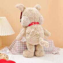 TOM AND JERRY. 40cm Spike Bulldog 15.75 Inch Plush Pillow Soft Big Tom And Jerry Moive Character Doll Toy Official Licensed Christmas Valentine's Day Ramadan Gift - Yellow - View 3