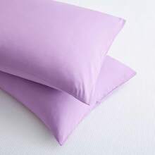 2 piezas Juego de fundas de almohada de microfibra SoftTouch, 90 g/m² Fundas de almohada de cierre de sobre en color blanco puro, opciones de color ricas, tela resistente a la decoloración, adecuado para varios estilos, lavable a máquina