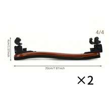 1/2pcs Adjustable Maple Wood Violin Shoulder Rest With Comfortable Pad - 3/4-4/4 Maple, 1/2-1/4-1/8 Maple, Durable Wooden, Precisely Tuned To Enhance Playing Experience, Violin Accessories, Musical Instrument Accessories, Comfortable And Stable, Sturdy, Durable, Fully Adjustable, String Instrument Accessories, Suitable For Beginners And Musicians, Suitable For Indoor And Outdoor, Outdoor Performance, Suitable For Collectors, Room Decor, Perfect Gift For Music Lovers, Valentine's Day/Birthday/New Year/Holiday