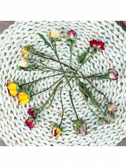 20朵干玫瑰花，干玫瑰，红色干玫瑰，迷你玫瑰花苞，红色干玫瑰，树脂用小干花，工艺品用干花，婚礼家居装饰，婚礼花艺