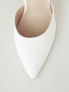 Clariva 2025 New Sexy Fashion Versatile Super High Heel Thin Heel Pearl Thin Heel High Heel Women's Pumps, Plus Size Women's Shoes, European And American Imported Gifts