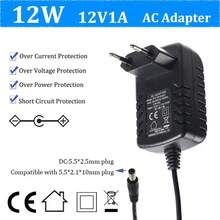 12W/12V 1A Power Adapter,Ac Adapter For LED Light Strip. - EU C Type Plug(220-240V) - View 1