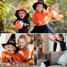 CCOZN - Juego de 32 coantes de cuchillo falso, para Halloween, mini cuchillos falsos de plástico, para mujeres, manualidades, manualidades, dijes de Halloween, con caja, 2 estilos - negro - Ver 5