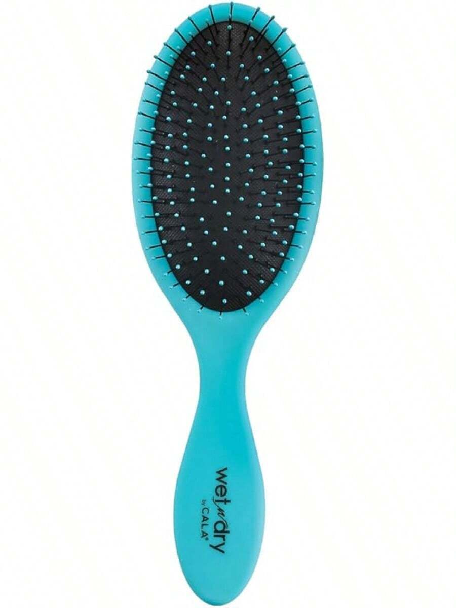 Cepillo ovalado para desenredar cabello húmedo y seco - Turquesa - Ver 1