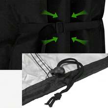 Outdoor Stand-Up Heater Dust Cover - Black - View 3