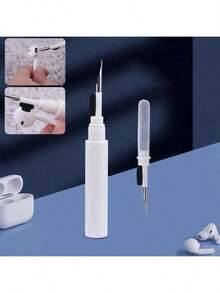 1/5pcs 2-In-1 Cleaning Kit Set - Earphone Cleaning Brush, Earphone Cleaning Stick, Eartip Cleaning Tool, Eartip Case & Bluetooth Earphone Cleaning Pen