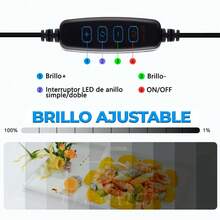 ELE-GATE Caja de Estudio Fotográfico Con Luz LED Regulable - Negro - Ver 7