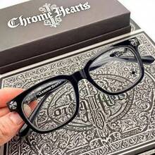Bold Chrome☆Heart Glasses - Stylish Light Blocking And Anti-Dust Eyewear, Unisex Fashion Accessories Clear Durable