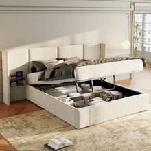 Mattresses - Beige + Velvet + 160cm*200cm - View 2