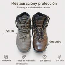 YEBGAHJ kit de 9 esmaltes de zapatos de viaje para hombres, kit de cuidado de zapatos de piel, Equipo para Lustrar Calzado, Ideal para cumplea?os, graduación, regalos de nuevo trabajo - albaricoque - Ver 4