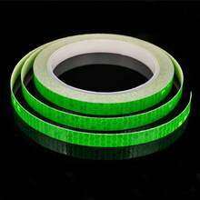2Roll 8M Reflective Tape Fluorescent Bike Bicycle Car SReflective Stickers - Blue - View 4