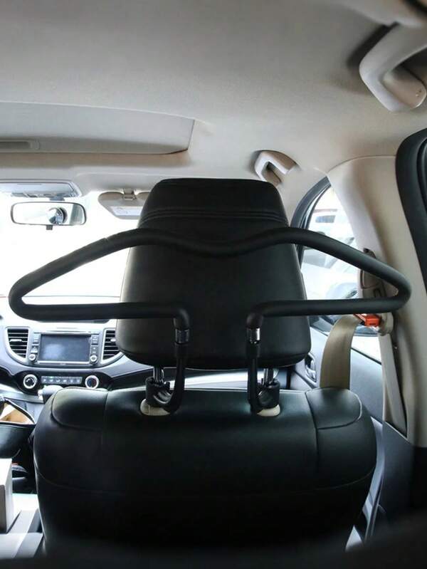 1 قطعة خطاف مقعد السيارة من الفولاذ المقاوم للصدأ - معلق مدخر للمساحة للمعاطف والبدلات والحقائب - عالمي، يتم تركيبه خلف مسند الرأس، بدون أدوات مطلوبة - ملحق سيارة متين للمسافرين والمتنقلين