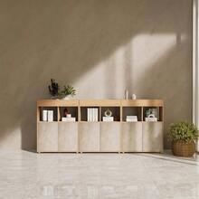 Beige Limewash Peel And Stick Wallpaper 16u201Cx 354u201D Concrete And Gold Contact Paper Self Adhesive Waterproof Matte Granite Wall Covering Vinyl Removable Living Room Kitchen Bathroom Gym - 16英寸 x 354英寸 - 查看 6