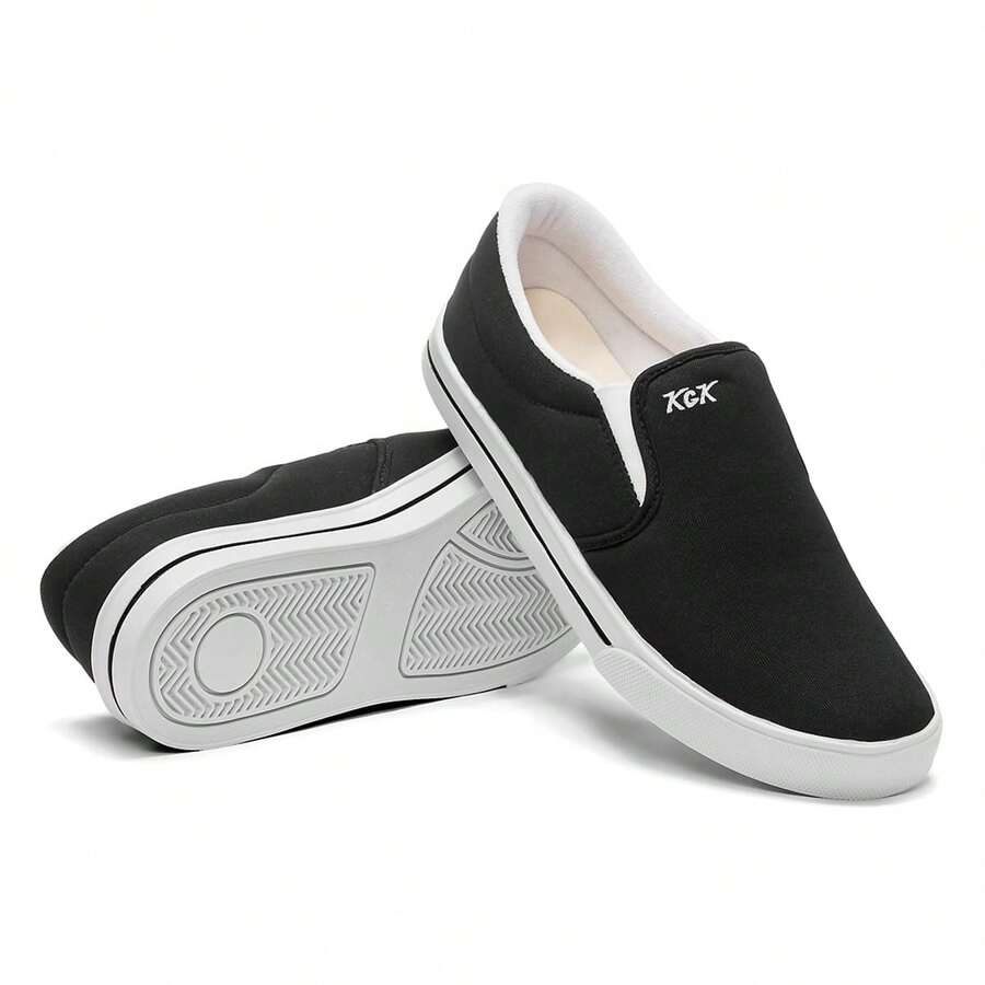Yate Basic Casual Slip-On Comfortable Tennis Shoes - Negro - Ver 1