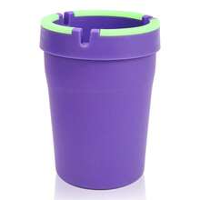 1 件夜光烟灰缸杯架，适用于汽车、卡车、家居、办公室（粉色/蓝色/紫色/绿色） - 彩色 - 查看 6