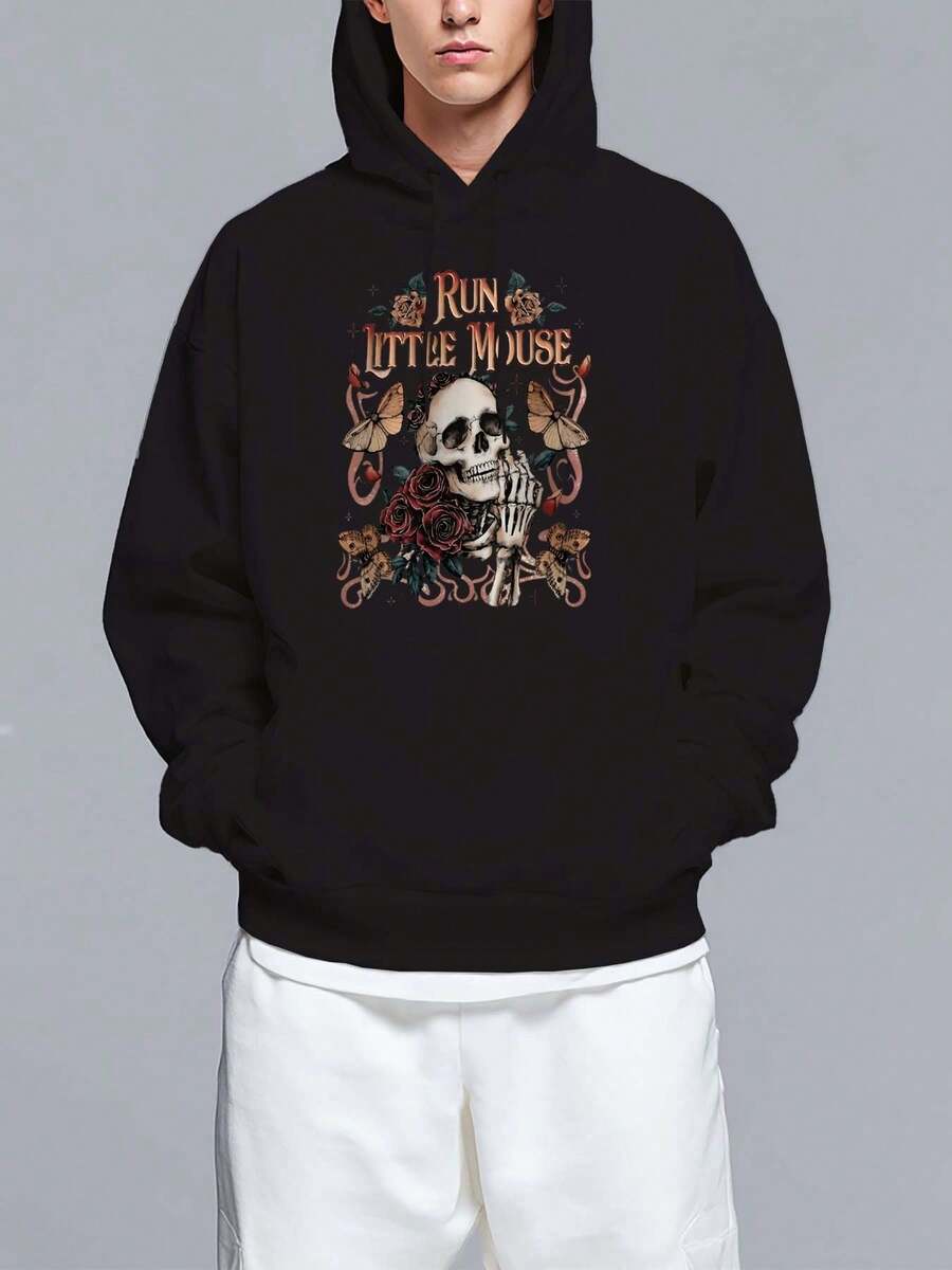 Men Zip-Up Hoodies - Black - View 1