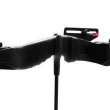 1pc Outdoor Archery Accessory, Recurve Bow Stand, Foldable Bow Holder, Archery Range Competition Traditional Hunting Stainless Steel Aluminum Alloy Support Rack