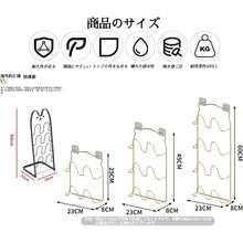 金属製壁掛けスリッパラック 2/3/4 段可选 吸盤・粘着式取り付け 防水設計 玄関・浴室・室内用 省スペーススリッパ立て おしゃれホワイト - ホワイト - チェックする 7