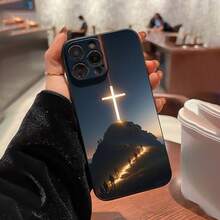 Una funda de teléfono creativa con patrón cruzado, una funda protectora clásica y sencilla, a prueba de golpes y anti-caídas, resistente a la suciedad y duradera, adecuada para  17/17 Pro/17 Pro Max/17 Air/ 16/16 Pro/16 Pro Max/16 Plus/ 15/15 Pro Max/15 Pro/15 Plus/ 14/14 Pro/14 Plus/14 Pro Max/ 13/13 Pro/13 Pro Max/12/12 Pro/12 Pro Max/11/11 Pro/11 Pro Max/XR/X/XS/XS Max. Es el regalo de cumpleaños perfecto para novias, novios, esposos, esposas, amigos, o para uno mismo, innovador y a la moda, adecuado tanto para hombres como para mujeres. - Negro 1997 - Ver 2