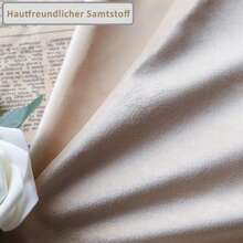 Upholstered Sofa Bed 90*200 Multifunctional Bed With 2 Large Storage Drawers And Slatted Base Skin-Friendly Velvet Fabric Beige - Beige - View 2