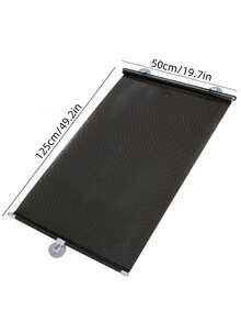 Blackout Roller Blinds, Temporary Portable Curtains With Suction Cups, No Drilling Required, One-Way Mirror Sunshade Roller Blinds, Transparent Visible Roller Blinds For Indoor Daytime, Temperature Control And UV Protection Curtains, Blackout PVC Retractable Sunshade Curtains, Classic Home Decor Style, Suitable For Living Room, Office, Windows, Car Windows, Office Buildings, Dining Room, Bedroom And Other Spaces For Shading. - Multicolor - View 15