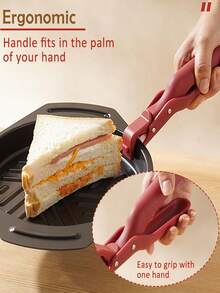 2pcs Multifunctional Household Kitchen Silicone Tray Tongs - Heat-Resistant Clip For Lifting Trays And Bowls, Hot Dishes, Pots & Pans, Secure Hold, Non-Slip & Creative Design - Multicolor - View 3