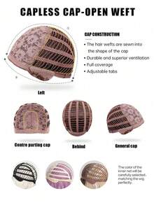 24 Inches Long Straight Hair Blonde Wig With Neat Bangs Layered Wigs Silky Smooth Straight Go-To Everyday Look Editor's Pick High-Fashion Statement Piece Party Wigs Cosplay Wigs Heat-Resistant Synthetic Fiber Suitable For Festival And Cosplay Wigs For Women Hairstyle Christmas Wig - 漸變金色 - 查看 6