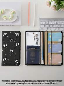 Black Bow Tie Car Registration And Insurance Card Holder, PU Leather Glove Box Organizer, Car Registration And Insurance Card Holder, Car Truck Document Wallet, Travel Essential, Back To School Supplies, Holiday Must-Have, Vacation Accessory, Passport Holder, Passport Cover, Passport Wallet, An Ideal Gift For Car, Truck, Motorcycle And Trailer Owners, And Also An Excellent Choice For Christmas, New Year Gifts - Multicolor - View 21