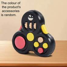 1pc,Gyro Cube Fingertip Spinning Game Handheld Stress Relief Toy,Exercise Finger Flexibility,Relaxation,Suitable For All Seasons,Relaxation Tool,Compact Design,Fun Accessory,Lightweight Cube,Smooth Rotation,ADHD Focus Aid,Office Workers,Holiday Gift,Random Color And Style. - Multicolor - View 7
