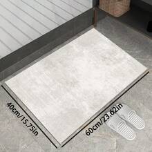 1PC Machine Washable Large - Size Modern Light Beige Textured Pattern Area Mat Rug Indoor Living Room Dining Room Decorative Rug With Stylish Light Beige Textured Pattern Design Durable Easy Clean Floor Mat For Home Decoration Kitchen Rug